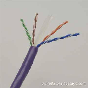 UTP Cat6 LAN cable, 23awg copper pass fluke test, 305M per box